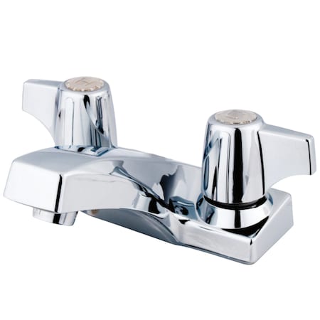 KB100LP 4 Centerset Bathroom Faucet, Polished Chrome